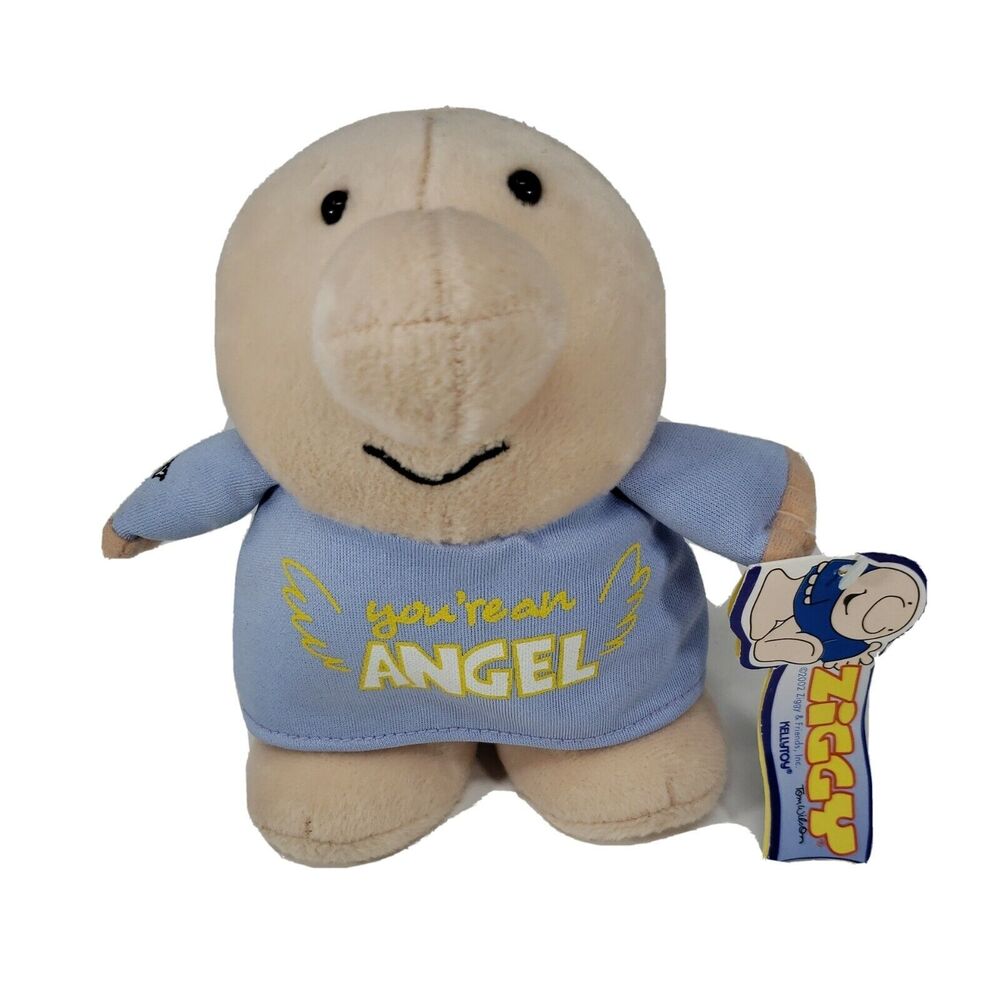 Ziggy Plush You're an ANGEL  with Tags Vintage 2002 Kellytoy 6 inch Collectible